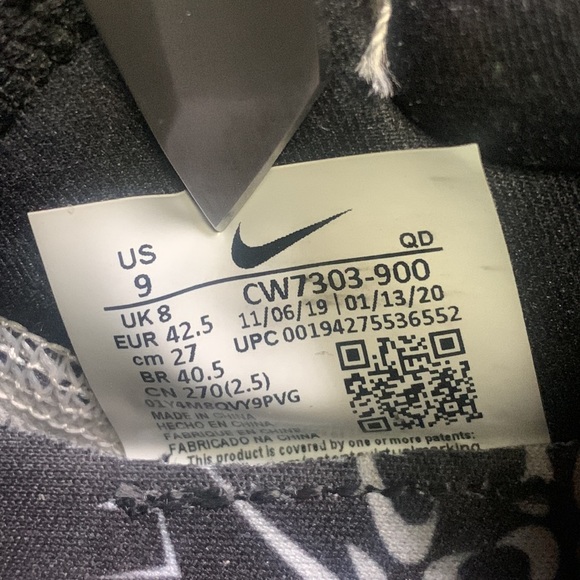 Nike React Presto Alien Running Sneakers, Multi Color Men Size 9 Running Shoes - Picture 8 of 9